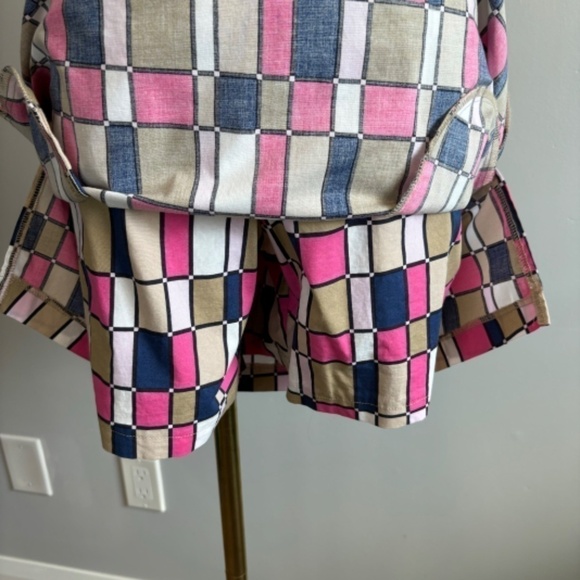 Golftini, Women's Monkey Business, Pink, Tan and Blue, Golf Skort SZ 8L - Picture 5 of 9